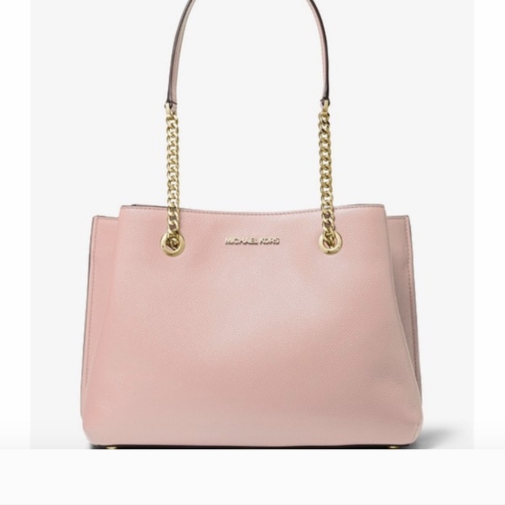 Michael Kors Blossom Teagan Pebbled Leather Shoulder Bag